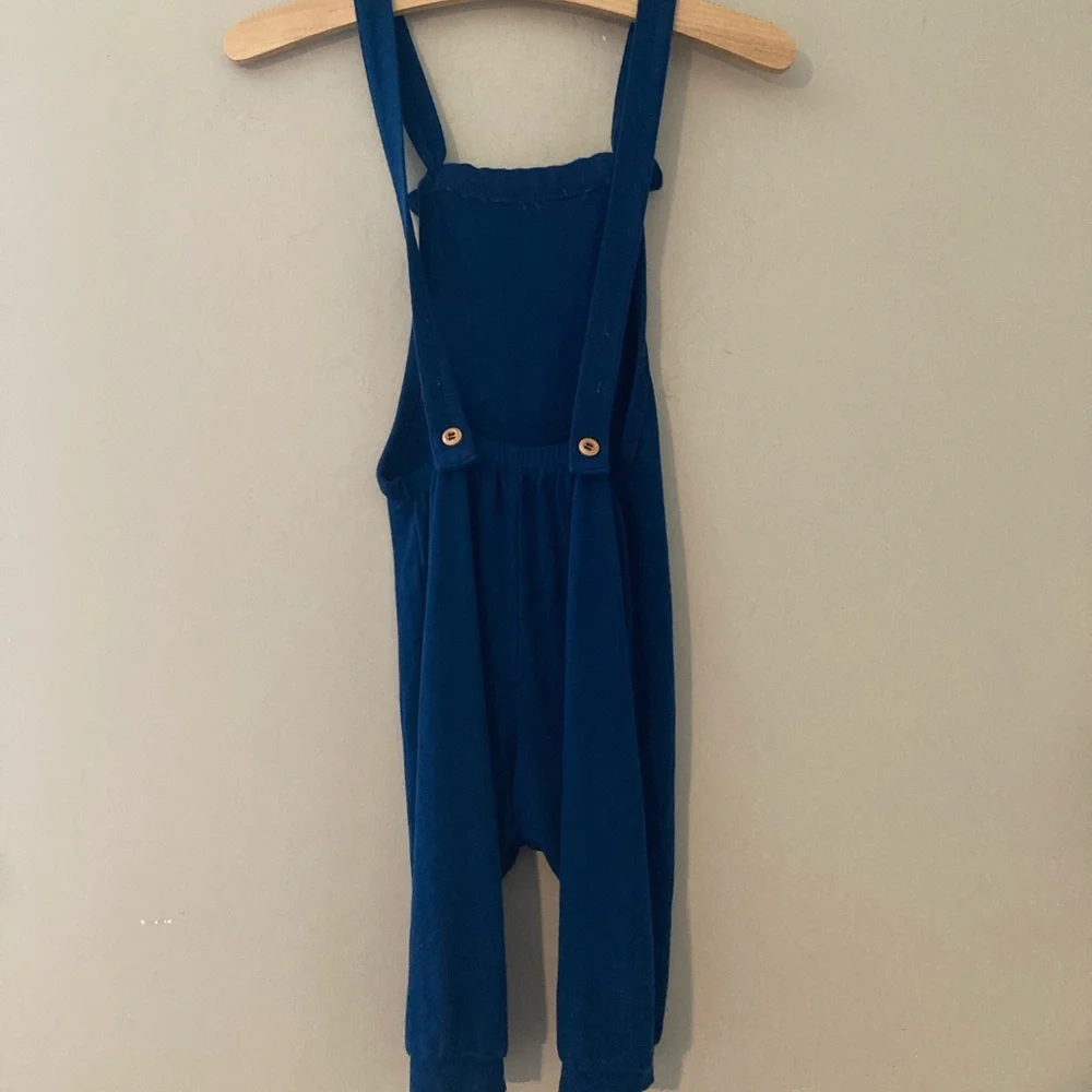 $18 ADD ON Kyte Baby‎ bamboo blue overall romper soft quincy mae posh peanut